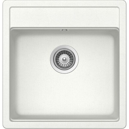 SCHOCK NEMO CRISTALITE N-100S egymedencés prémium mosogató - White