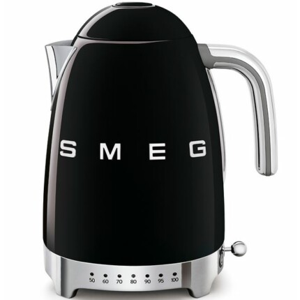SMEG Retro design hőfokszabályzós vízforraló - Fekete