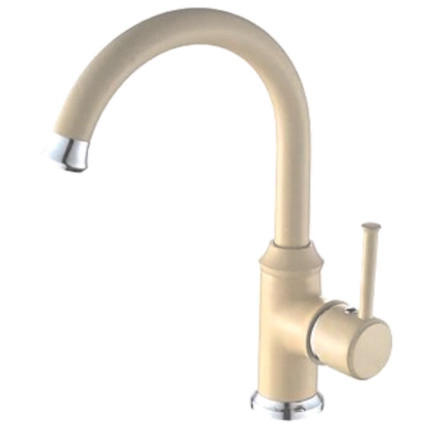 Metalac Xgranit ARC gránit hatású íves csaptelep Xgranit mosogatókkal szín harmónikus - beige