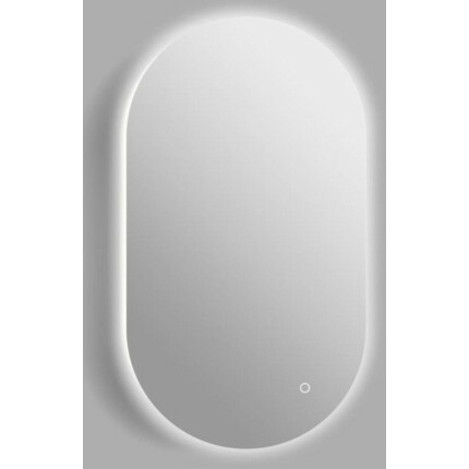 Viva AURA PINO 50 fürdőszoba tükör - hókuszpókusz kapcsoló - AMBIENT LED - OVÁLIS - ÁLLÓ - 50x90 cm