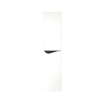 Piramida BETA fali fürdőszoba - állószekrény - FEHÉR-FEKETE - 35 x 150 x 30 cm