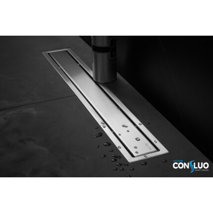 Pestan zuhanyfolyóka Confluo Premium Line fém 55 cm