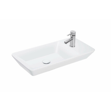 Sanovit - PULTRA ültethető - Top Counter- porcelán mosdó - bal vagy jobb csaplyukas -  - 70 x 35 cm