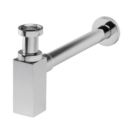 VivaStyle QUADRO LUX mosdószifon - króm - szögletes - fém - leeresztő nélkül - Ø 5/4" - Ø 32 mm