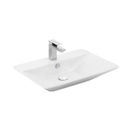 Sanovit TEODORA - PULTRA ültethető - Top Counter - porcelán mosdó -  - 65 x 46 cm