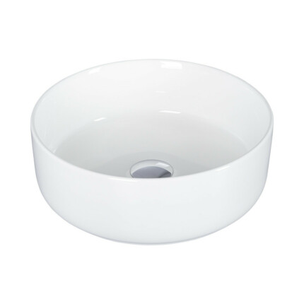 Eros SIMPLE 8 - PULTRA ültethető - Top Counter - porcelán mosdó - MATT FEHÉR - 36 x 36 x 13 cm