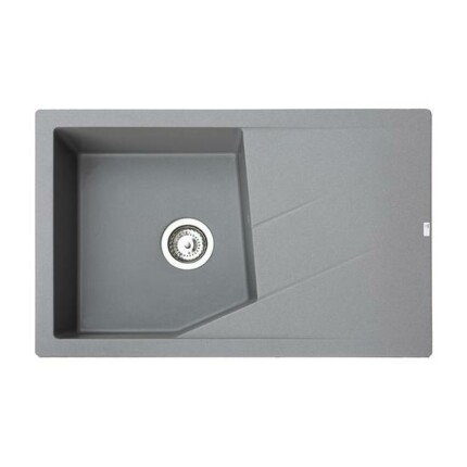 Linea Plus Metalac Xgranit Gránit Mosogatótálca - Extra mély, Csepegtetőtálcás, Grafit