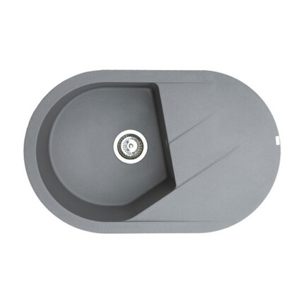 Vesta Plus Metalac 372999 Gránit Mosogatótálca - Extra mély, Csepegtetőtálcás, Grafit