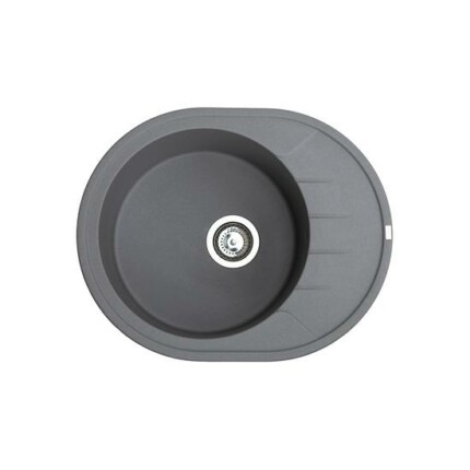 Venera M Metalac Xgranit Gránit Mosogatótálca - Extra mély, Csepegtetőtálcás, Design, Grafit