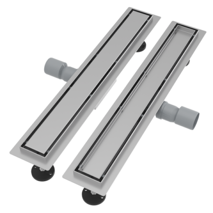 Gamma Lineáris 2in1 Zuhanylefolyó - Inox fedlap, 90 cm