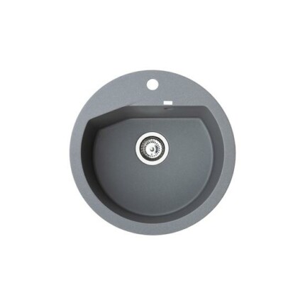 Vesta Metalac Xgranit Gránit Mosogatótálca - Extra mély, Egymedencés, Kerek, Grafit