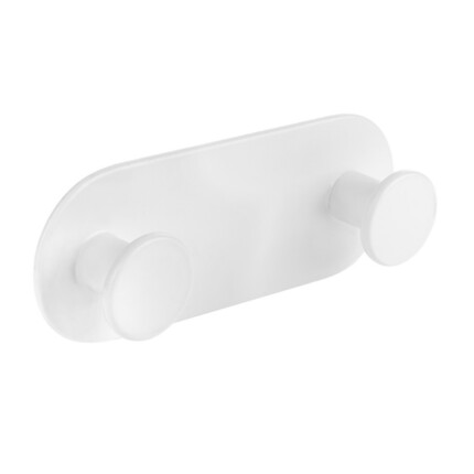 LAVEO MIRI dupla akasztó (40x107x20 mm) króm, rögzítő csavarral és ragasztóval