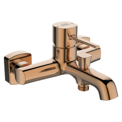 LAVEO POLA falra szerelhető kádcsap zuhanyszett nélkül, rose gold