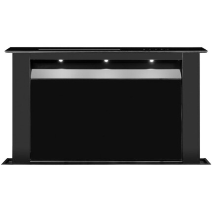 Ciarko Design Moondraft 90 cm fekete pultból kiemelkedő páraelszívó