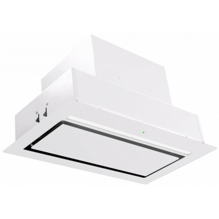 Ciarko Design AURA 55 cm fehér üveg beépíthető páraelszívó