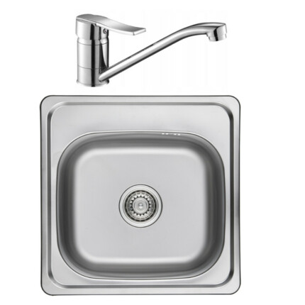 LAVEO STANDARD 1M SZETT álló króm csappal K.