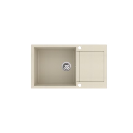 EVIDO Cubo XL 6S compact gránit mosogató, 860 x 500 mm, bézs