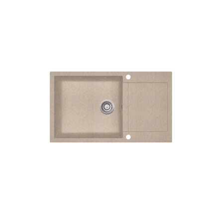 EVIDO Cubo XL 6S compact gránit mosogató, 860 x 500 mm, homok