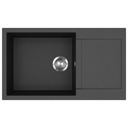 EVIDO Cubo XL 6S compact gránit mosogató, 860 x 500 mm, antracit