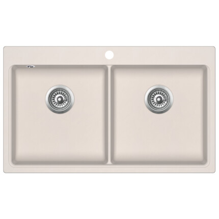 EVIDO Quadro 9 gránit mosogató, 860 x 510 mm, bézs