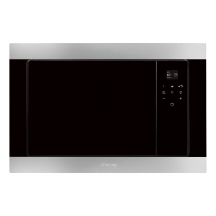 SMEG MIKROHULLÁMÚ SÜTŐ, Classic design, beépíthető, 20 liter, inox
