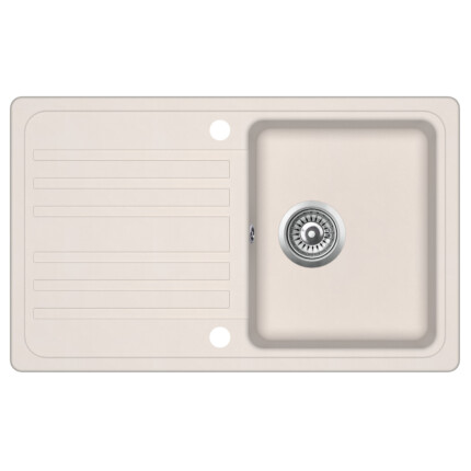 EVIDO Home 45S gránit mosogató, 765 x 460mm, bézs