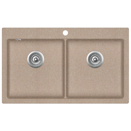 EVIDO Quadro 9 gránit mosogató, 860 x 510mm, avena
