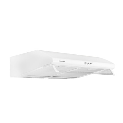 SILVERLINE 1201 LYKIA szabadonállópáraelszívó,fehér/üveg,2motor,60cm