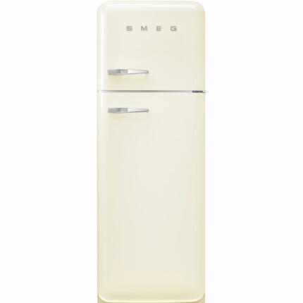 SMEG KOMBINÁLT HŰTŐ ÉS FAGYASZTÓ, retro, 60,1x172 cm, jobb oldali pántok, bézs