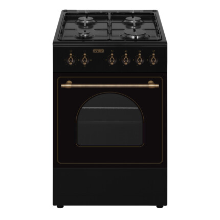 EVIDO FREE GE55A gáz tűzhely,elektromos sütő,rusztikus, 60 l,antracit/bronz,50*55cm