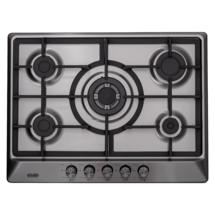 EVIDO VALEO 70X gázfőzőlap,70 cm,WOK,inox