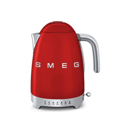 SMEG VÍZFORRALÓ, retro, állítható hőmérséklet, piros