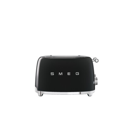 SMEG KENYÉRPIRÍTÓ, retro, 2x2 szeletes, fekete