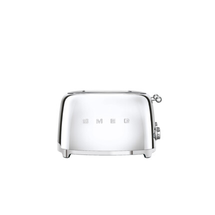 SMEG KENYÉRPIRÍTÓ, retro, 2x2 szeletes, fényes króm