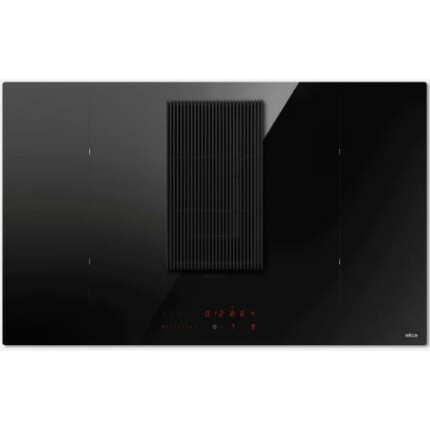ELICA NIKOLATESLA PRIME S BL/A/80 páraelszívóval integrált indukciós főzőlap, 80 cm, külső kivezetés, fekete