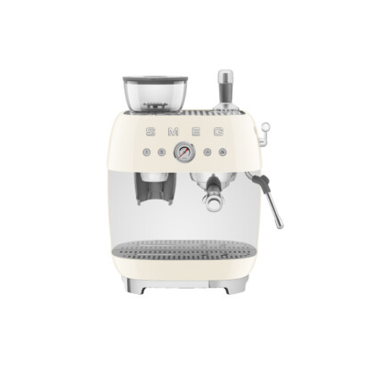 SMEG ŐRLŐVEL KOMBINÁLT ESPRESSO KÁVÉFŐZŐ, bézs