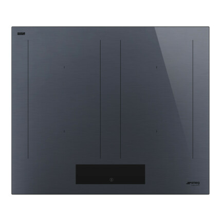 SMEG INDUKCIÓS FŐZŐLAP, Linea design, 60 cm, 4 főzőzóna, 2 MultiZone híd zóna, neptune szürke üveg