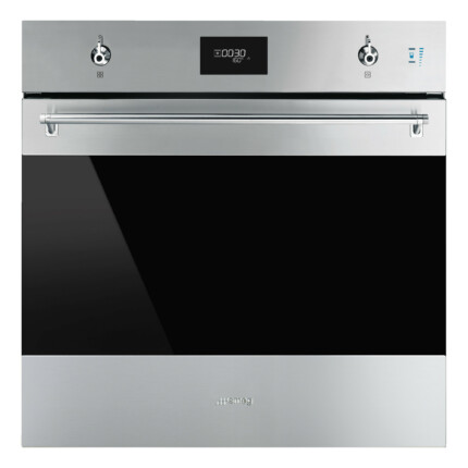 SMEG KOMBINÁLT SÜTŐ, GŐZFUNKCIÓVAL, Classica design, Galileo, 60 cm, CS LCD, inox