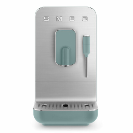 SMEG AUTOMATA KÁVÉFŐZŐ, Collezione design, tejhabosító funkció, matt smaragdzöld