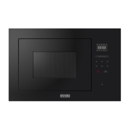 EVIDO COMFORT 45MB beépíthető mikrohullámú sütő, 25 l, érintőszenzor, fekete