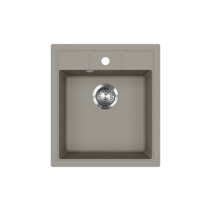 EVIDO Easy 45 gránit mosogató, 515 x 460 mm, platina