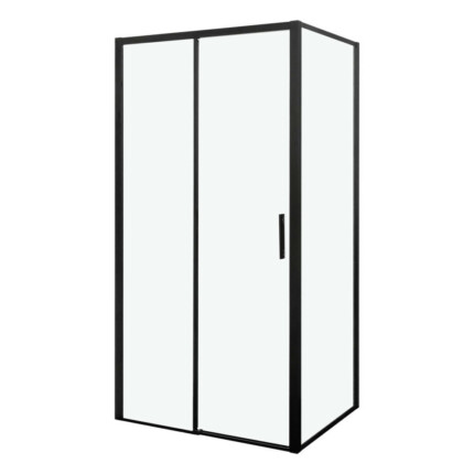 Silves 80x100 aszimmetrikus zuhanykabin zuhanytálca nélkül