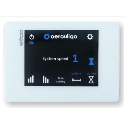 AERAULIQA CTRL-HO digitális fali szabályozó egység Orion szellőztetőkhöz