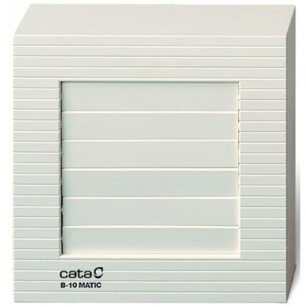 Cata B-10 Matic Timer ventilátor automata előlapzárással, utószellőztető funkcióval