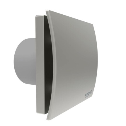 Cata UC-10 Silentis Timer szürke ventilátor utószellőztető funkcióval, dekoratív előlappal, pillangószeleppel