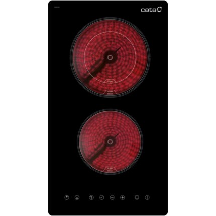 CATA - Beépíthető domino kerámia főzőlap TD-3002 BK/B