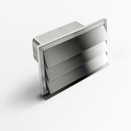 Elica - Gravitációs zsalu csatornához inox 290x160 mm, belső méret: 216x82 mm