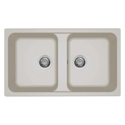ELLECI - Mosogatótálca Life 450 86x50 Granitek 2m. G39 Bianco soft