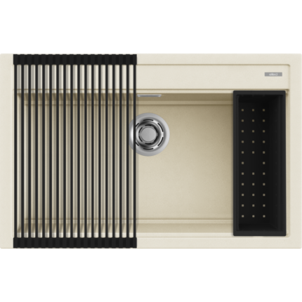 ELLECI - Mosogatótálca Best 130 Workstation Szett G62 bianco antico