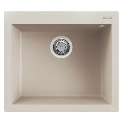 ELLECI- Mosogatótálca Quadra 105 57x50 Granitek 1 m. Bianco soft G39